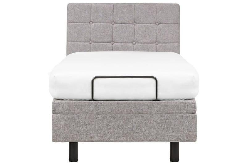 Justerbar säng Duke - Grå, svart, 90x200 cm - Möbler - Säng - Komplett sängpaket