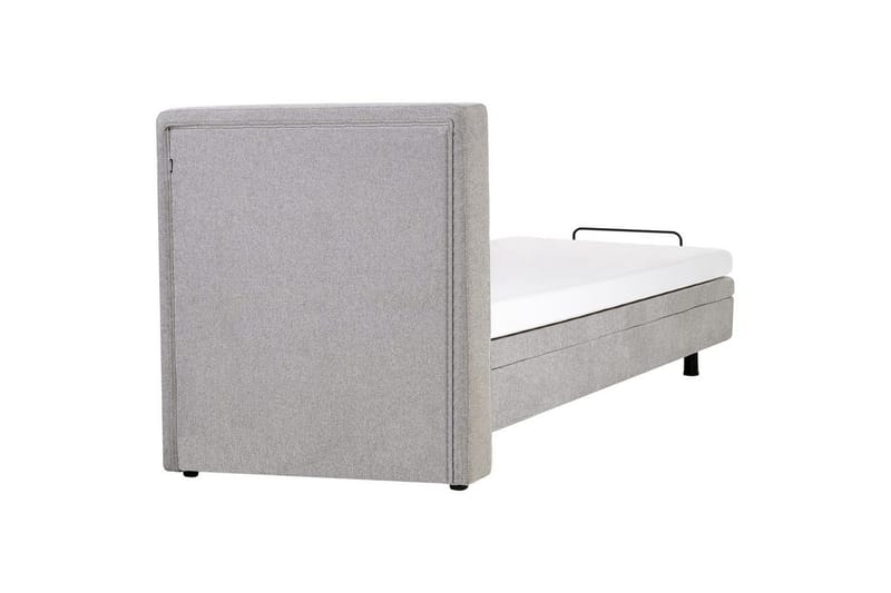 Justerbar säng Duke - Grå, svart, 90x200 cm - Möbler - Säng - Komplett sängpaket
