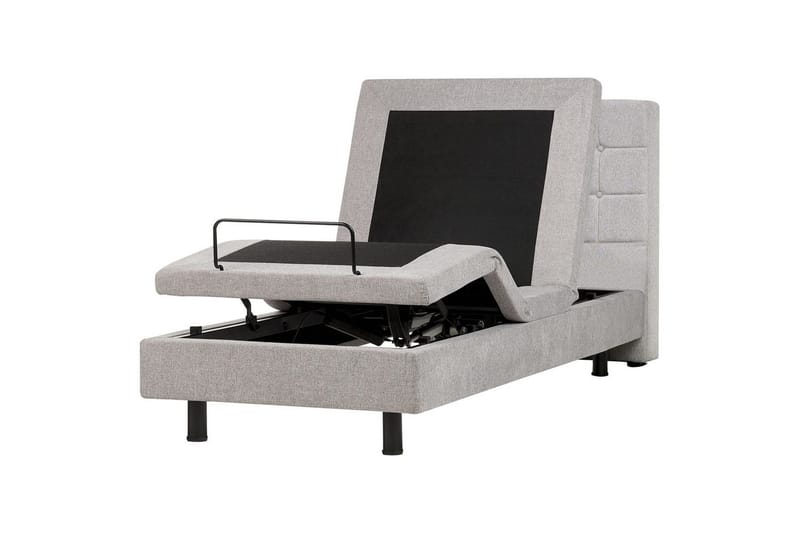 Justerbar s äng Duke - Grå, svart, 90x200 cm - Möbler - Säng - Komplett sängpaket