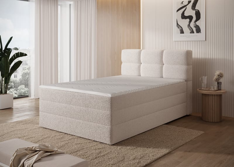 Kasped Sängpaket Kontinentalsäng med förvaring 120x200 cm - svart - Möbler - Säng - Enkelsäng