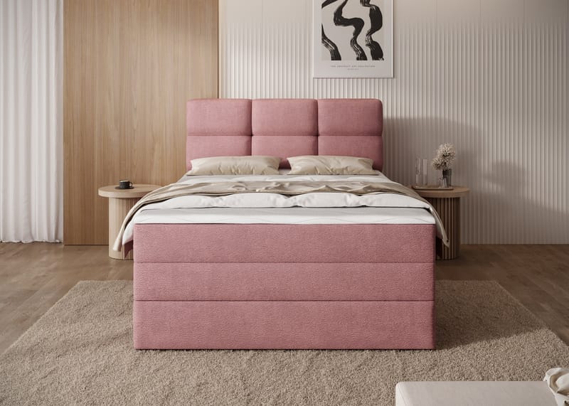Kasped Sängpaket Kontinentalsäng med förvaring 140x200 cm - Touch 24 - Möbler - Säng - Enkelsäng