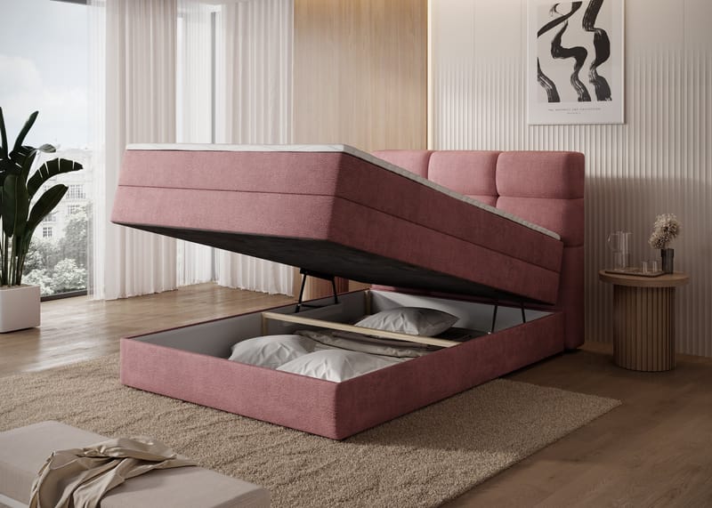 Kasped Sängpaket Kontinentalsäng med förvaring 140x200 cm - Touch 24 - Möbler - Säng - Enkelsäng