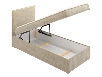 Kelven Liggfåtölj med förvaring 92x205 cm - brun / beige - Möbler - Säng - Enkelsäng