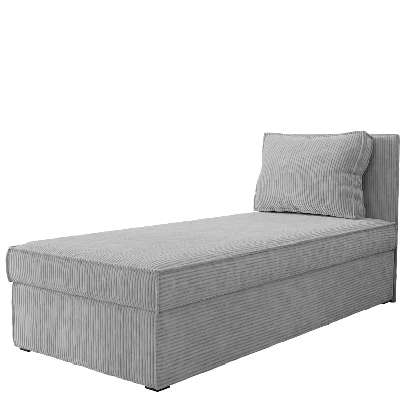 Kelven Liggfåtölj med förvaring 92x205 cm, grå