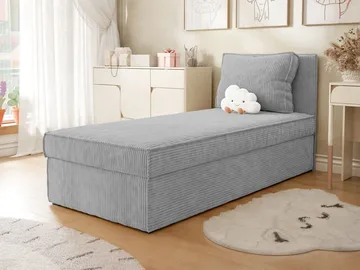 Kelven Liggfåtölj med förvaring 92x205 cm - grå - Möbler - Säng - Enkelsäng