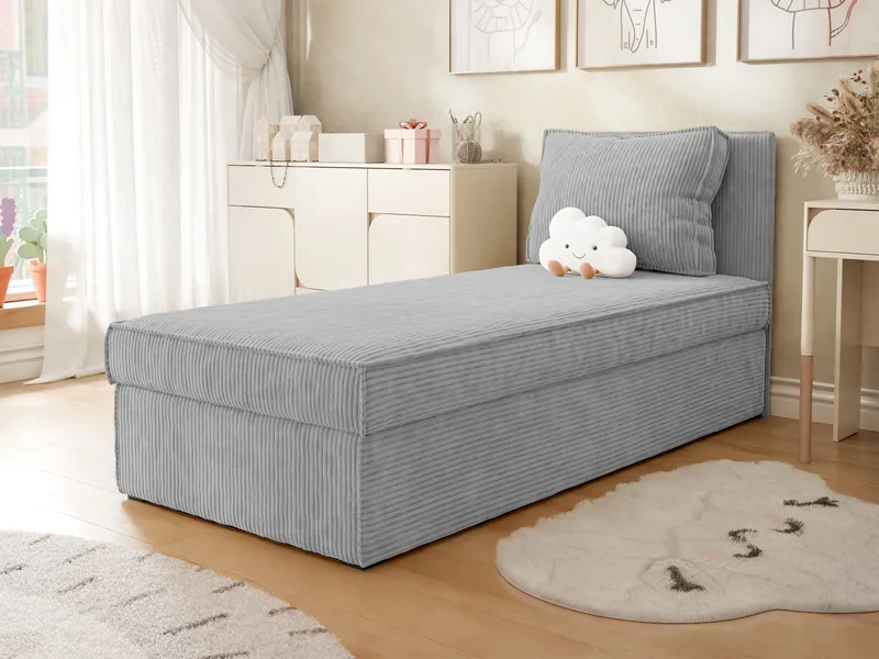 Kelven Liggfåtölj med förvaring 92x205 cm - grå - Möbler - Säng - Enkelsäng