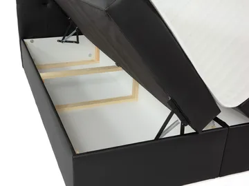 Kleiv Kontinentalsäng med förvaring 180x200 cm - grå - Möbler - Säng - Kontinentalsäng