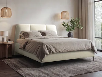 Klyra Sängram med förvaring 160x200 cm - beige - Möbler - Säng - Sängram & sängstomme
