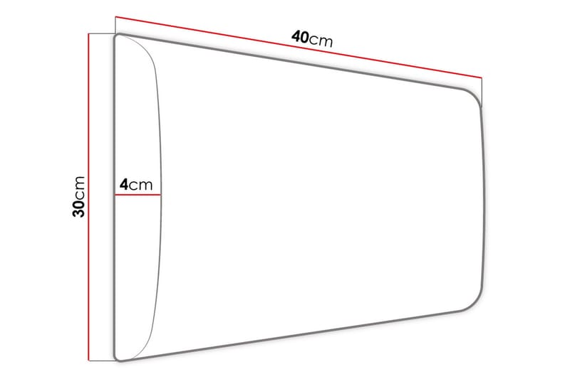 Adeliza Kontinentalsäng 90x200 cm+Panel 40 cm  Grå - Grå - Möbler - Säng - Komplett sängpaket