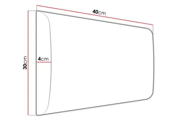 Adeliza Kontinentalsäng 90x200 cm+Panel 40 cm  Grön - Grön - Möbler - Säng - Sängram & sängstomme