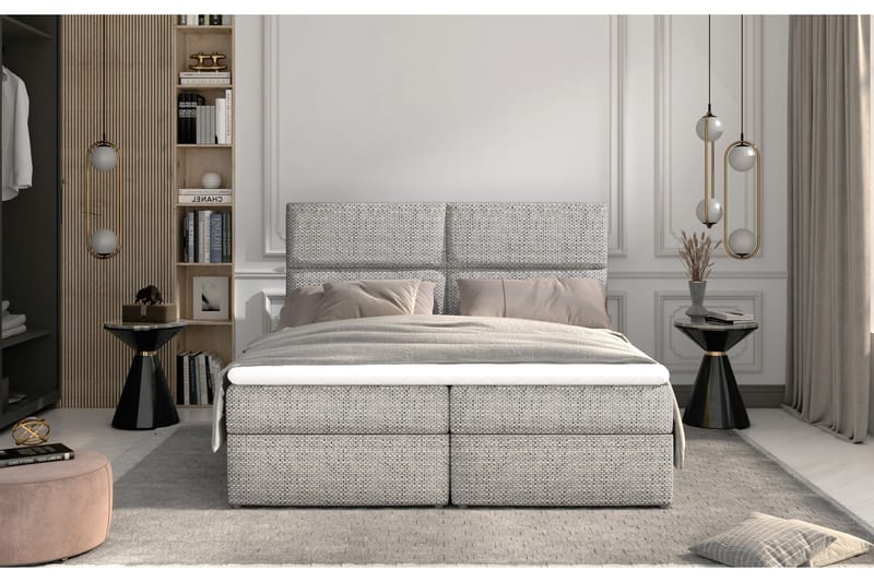 Amberan Sängpaket 140x200 cm - Grå - Möbler - Säng - Komplett sängpaket