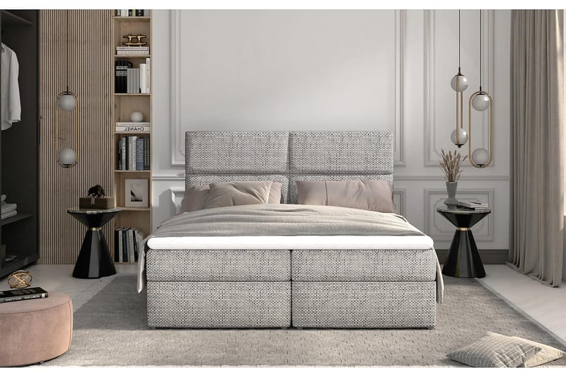 Amberan Sängpaket 180x200 cm - Grå - Möbler - Säng - Komplett sängpaket