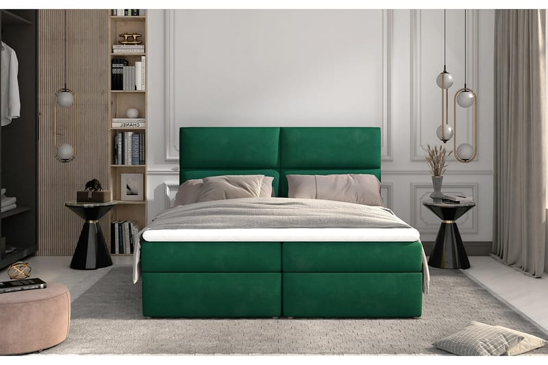 Amberan Sängpaket 180x200 cm - Grön - Komplett sängpaket