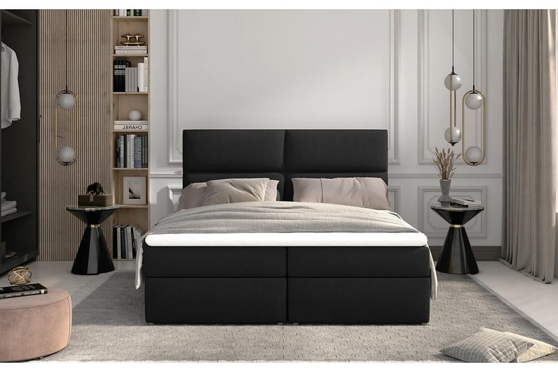 Amberan Sängpaket 180x200 cm - Svart - Möbler - Säng - Komplett sängpaket