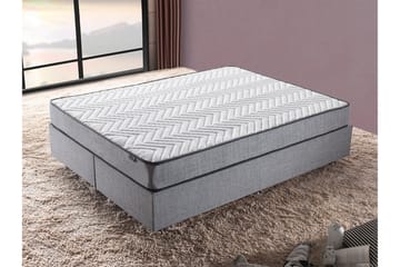 Argentu Kontinentalsäng 140x190 cm - Grå - Möbler - Säng - Komplett sängpaket
