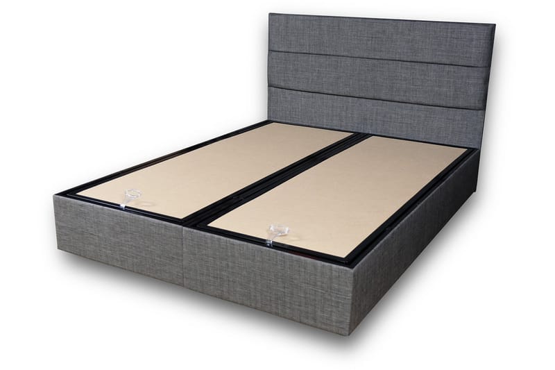 Argentu Kontinentalsäng 160x200 cm - Grå - Möbler - Säng - Komplett sängpaket