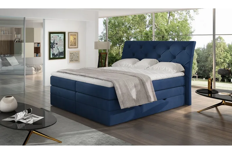 Bellamir Sängpaket 140x200 cm, Blå