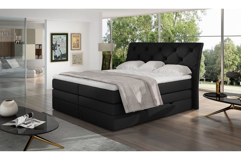 Bellamir Sängpaket 140x200 cm, Svart