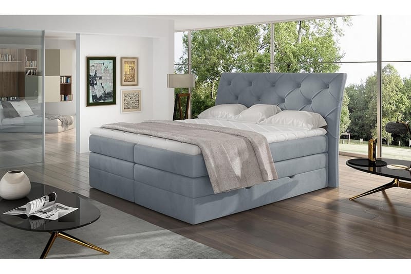 Bellamir Sängpaket 180x200 cm - Blå - Möbler - Säng - Komplett sängpaket