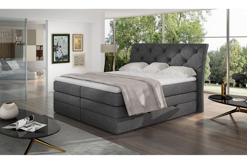 Bellamir Sängpaket 180x200 cm - Grå - Möbler - Säng - Komplett sängpaket