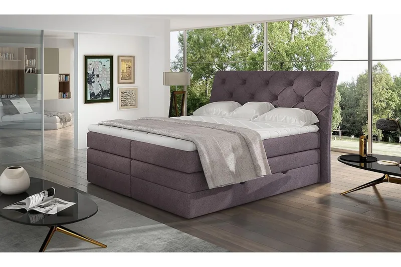 Bellamir Sängpaket 180x200 cm, Lila