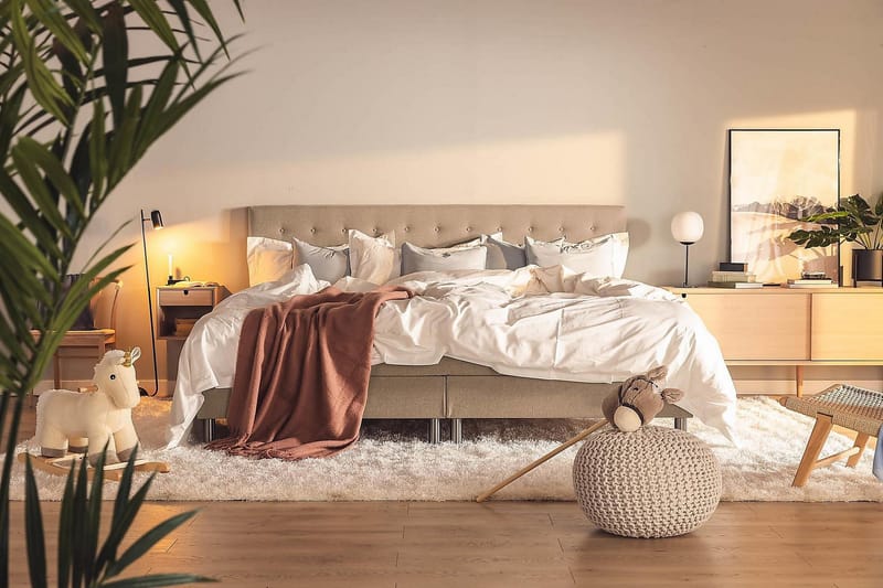 Ella Familjesäng 240x210  cm - (+Fler val) Mullvad - Möbler - Säng - Kontinentalsäng