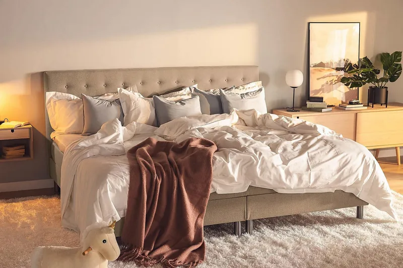 Ella Familjesäng 240x210  cm - (+Fler val) Mullvad - Möbler - Säng - Kontinentalsäng