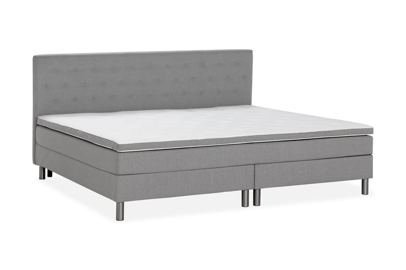 Ella Familjesäng Sängpaket 240x200  cm - (+Fler val) Ljusgrå - Möbler - Säng - Kontinentalsäng