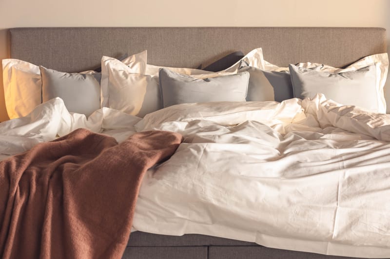 Ella Familjesäng Sängpaket 240x210  cm - (+Fler val) Ljusgrå - Möbler - Säng - Komplett sängpaket