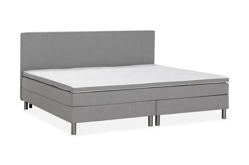 Ella Familjesäng Sängpaket 240x210  cm - (+Fler val) Ljusgrå - Möbler - Säng - Kontinentalsäng