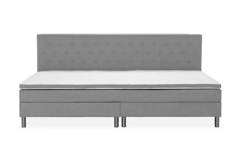 Ella Familjesäng Sängpaket 280x200  cm - (+Fler val) Ljusgrå - Möbler - Säng - Kontinentalsäng