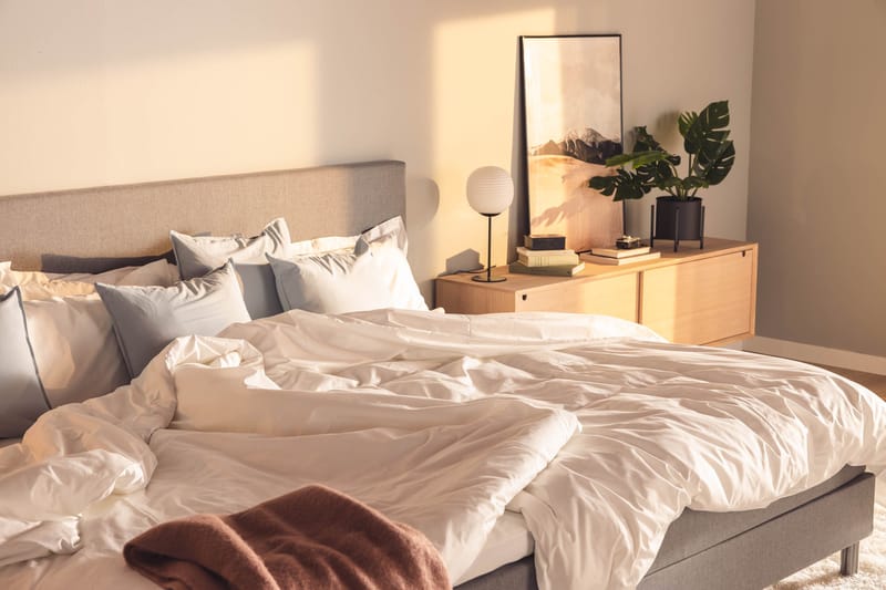 Ella Familjesäng Sängpaket 280x200  cm - (+Fler val) Ljusgrå - Möbler - Säng - Kontinentalsäng