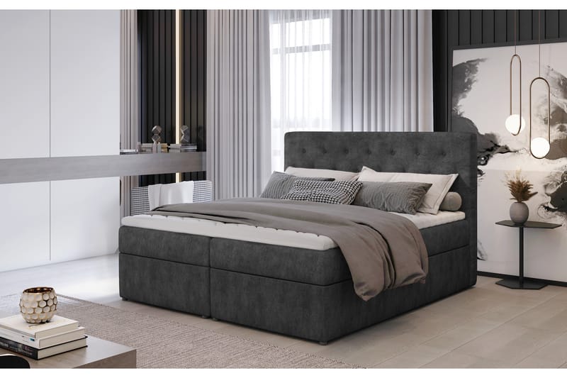 Eloree Sängpaket 140x200 cm - Grå - Möbler - Säng - Komplett sängpaket