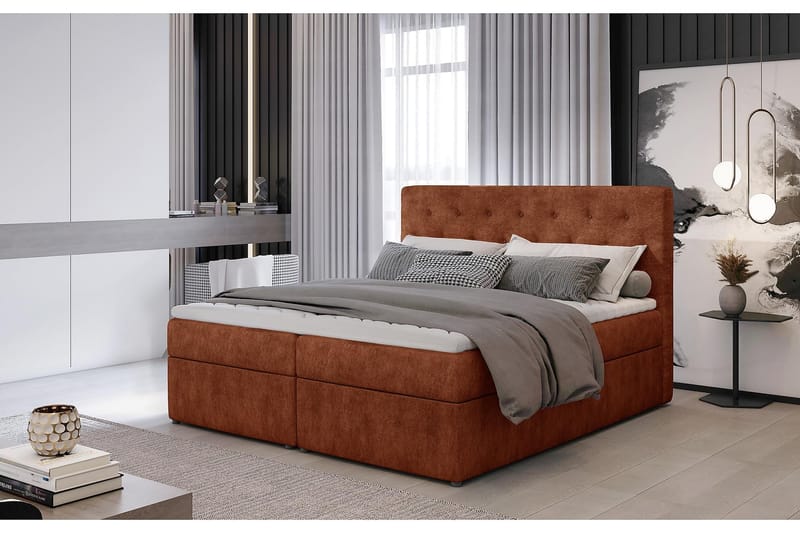 Eloree Sängpaket 160x200 cm - Röd - Komplett sängpaket
