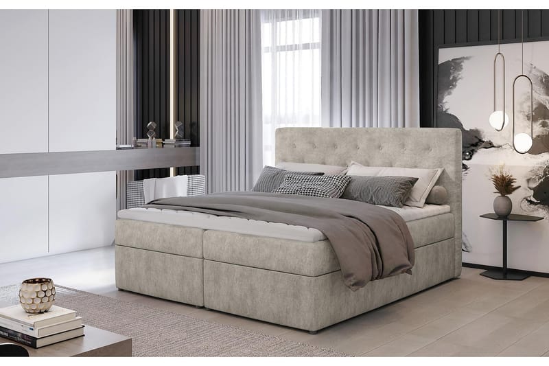 Eloree Sängpaket 180x200 cm - Beige - Möbler - Säng - Komplett sängpaket