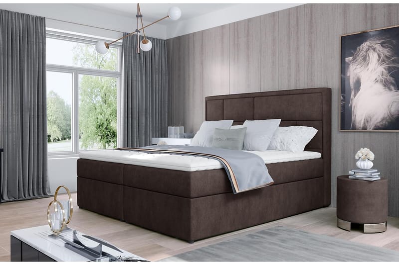 Emeron Sängpaket 180x200 cm - Brun - Möbler - Säng - Komplett sängpaket