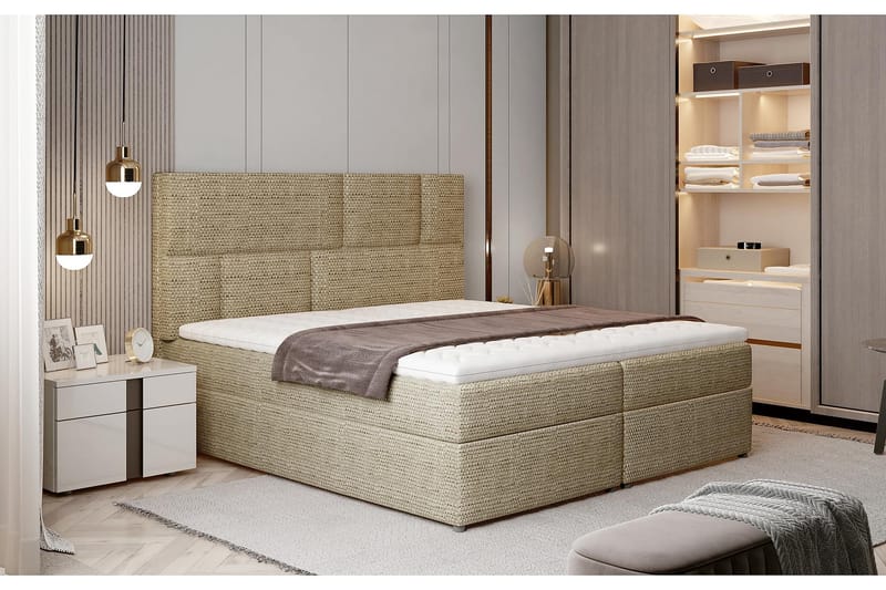 Forenca Sängpaket 180x200 cm - Beige - Komplett sängpaket