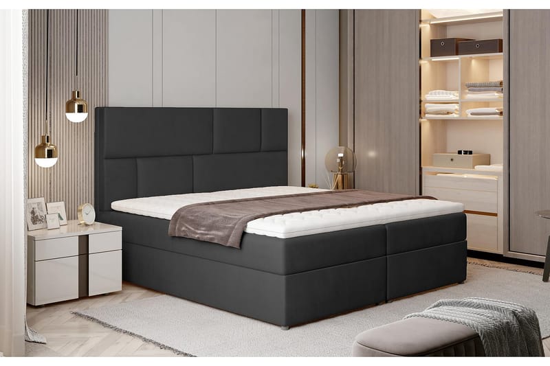 Forenca Sängpaket 180x200 cm - Grå - Möbler - Säng - Komplett sängpaket