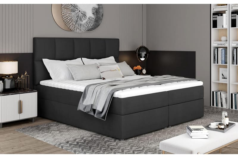 Glossa Sängpaket 180x200 cm - Grå - Möbler - Säng - Komplett sängpaket