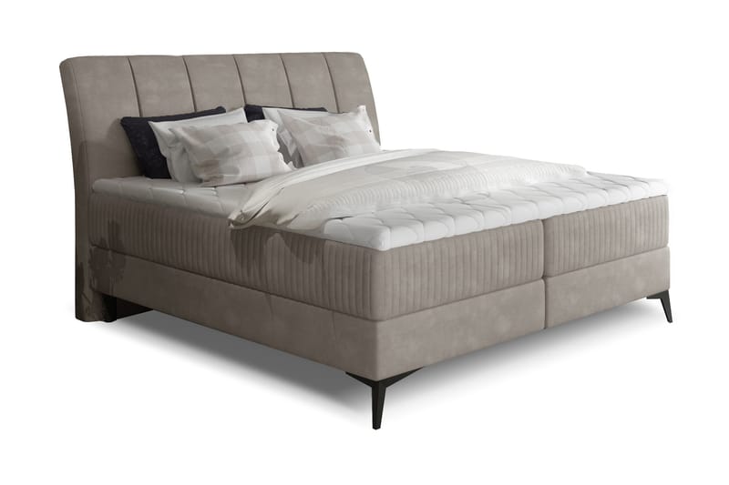 Hymana Sängpaket 140x200 cm - Beige - Komplett sängpaket