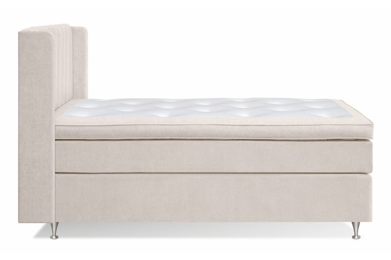 Joluma Sängpaket Fast 140x200 cm - (+Fler val) 140x200 cm Ljusbeige - Komplett sängpaket - Sängar med förvaring