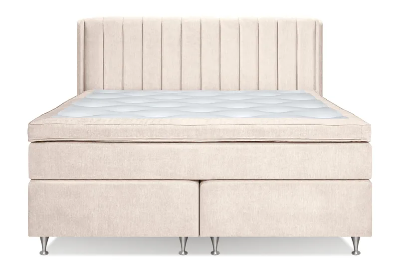 Joluma Sängpaket Fast 180x200 cm - (+Fler val) 180x200 cm Ljusbeige - Möbler - Säng - Kontinentalsäng