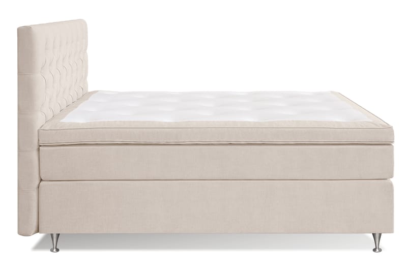 Joluma Sängpaket Fast/Medium 180x200 cm - (+Fler val) 180x200 cm Ljusbeige - Komplett sängpaket - Sängar med förvaring