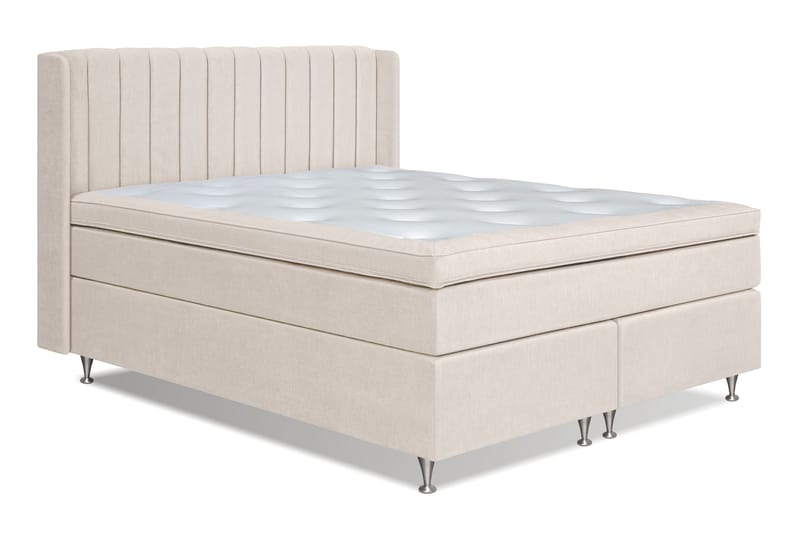 Joluma Sängpaket Fast/Medium 180x200 cm - (+Fler val) 180x200 cm Ljusbeige - Möbler - Säng - Komplett sängpaket