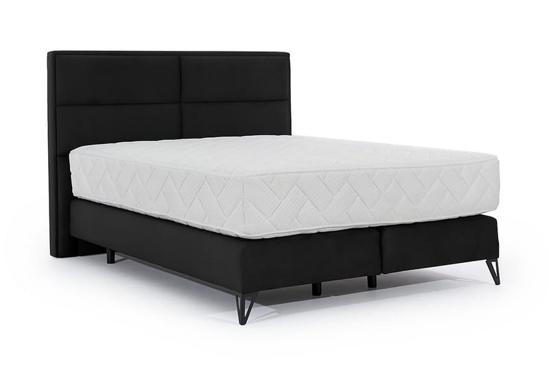 Kasyap Sängpaket Ramsäng 140x200 cm - Svart - Möbler - Säng - Komplett sängpaket