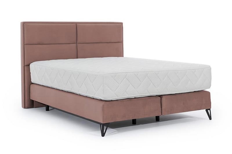 Kasyap Sängpaket Ramsäng 180x200 cm - Rosa - Möbler - Säng - Komplett sängpaket