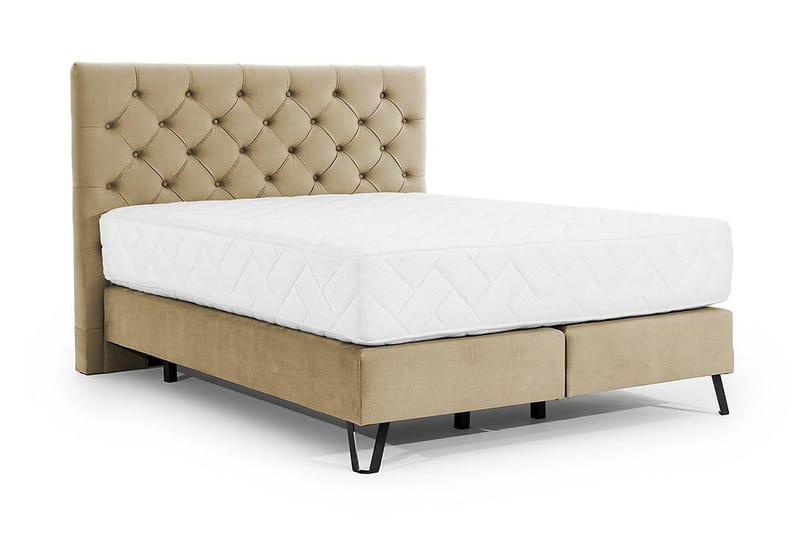 Katsumi Sängpaket Ramsäng 160x200 cm - Beige - Möbler - Säng - Komplett sängpaket
