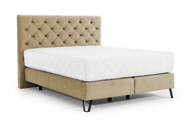Katsumi Sängpaket Ramsäng 160x200 cm - Beige - Möbler - Säng - Komplett sängpaket