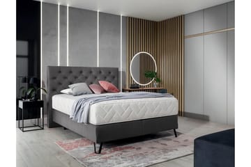 Katsumi Sängpaket Ramsäng 160x200 cm - Grå - Möbler - Säng - Komplett sängpaket