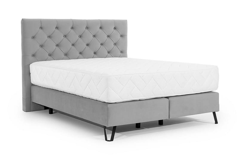Katsumi Sängpaket Ramsäng 160x200 cm - Ljusgrå - Möbler - Säng - Komplett sängpaket
